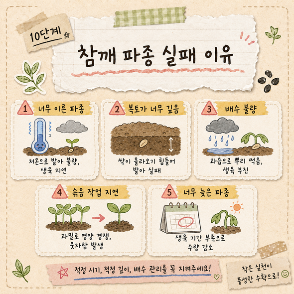 참깨 파종시기