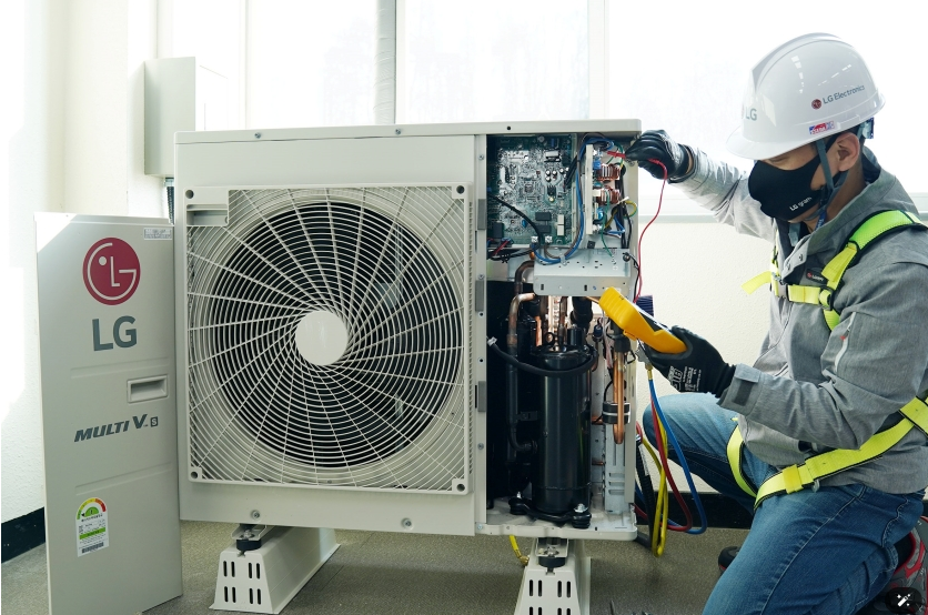 LG에어컨 무상점검 신청방법-실외기