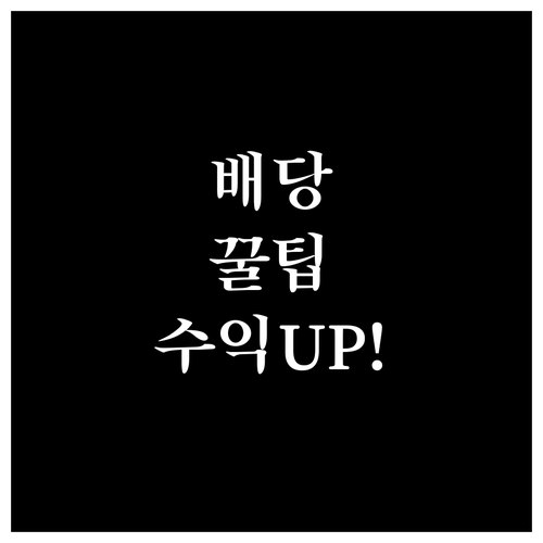 IRP 배당 ETF 수익률 높이는 종..