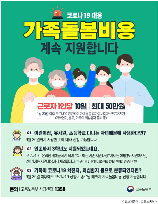 가족돌봄휴가지원금