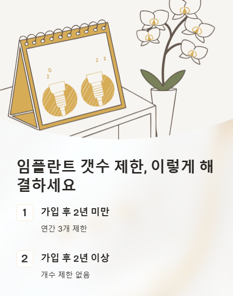 임플란트 갯수 제한 이렇게 해결하세요