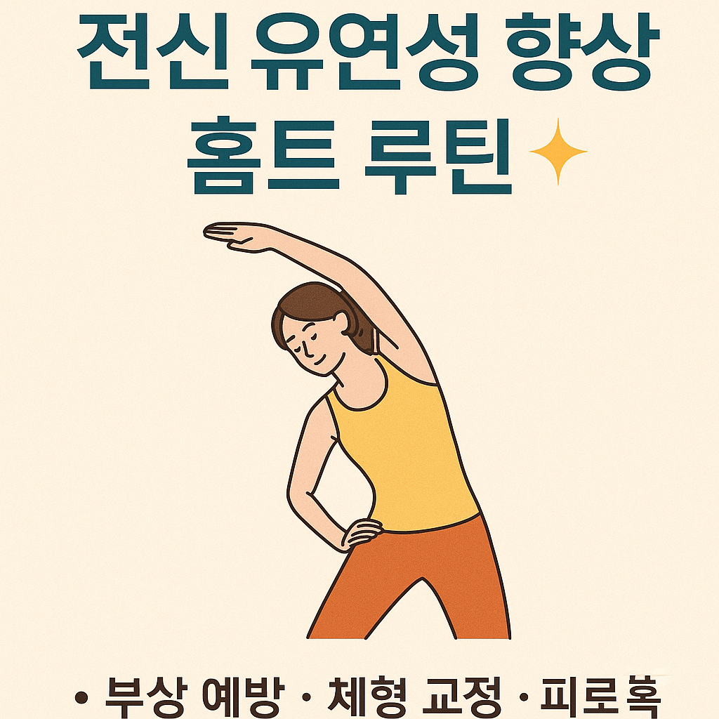 전신 유연성 향상 홈트