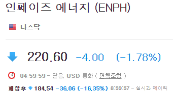 엔페이즈에너지-실적