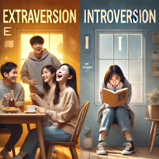 외향형vs내향형,E,I,E VS I