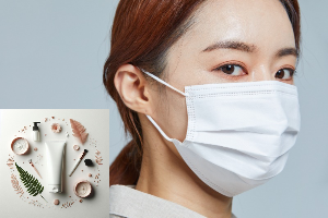 마스크 쓴 사람 사진