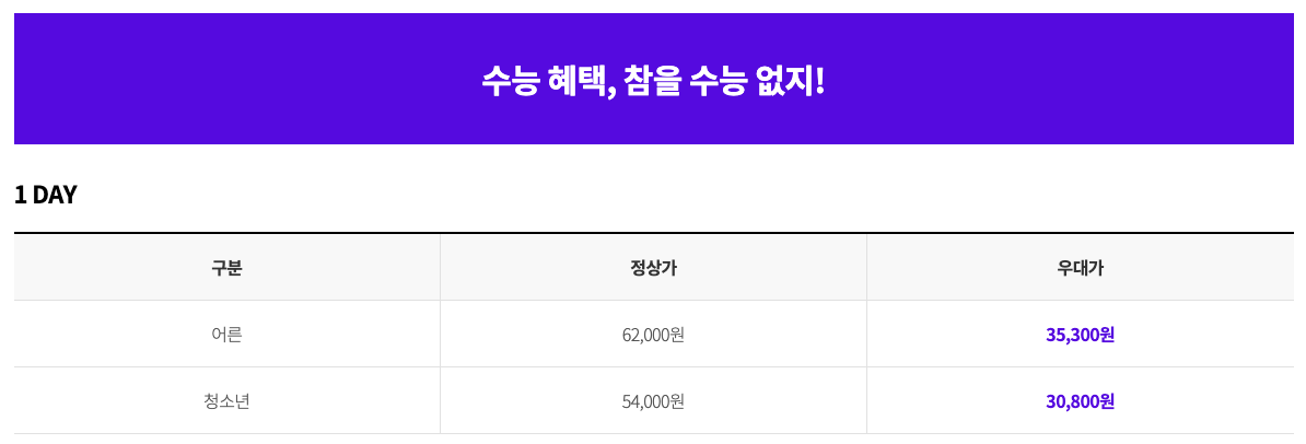 롯데월드 할인혜택 자세히 보기 이미지