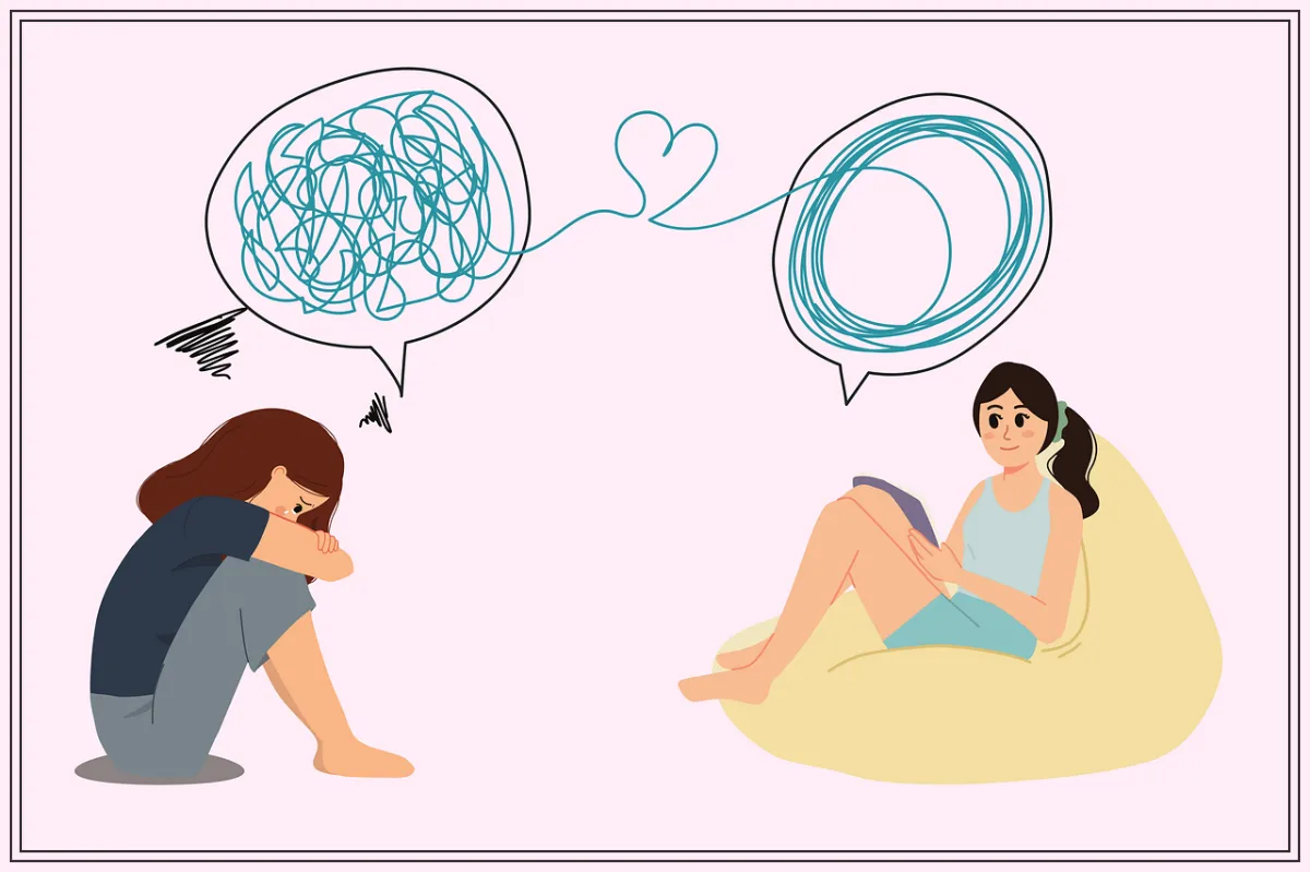 여자둘-대화-말풍선