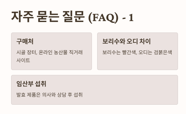 자주 묻는 질문 (FAQ) 1