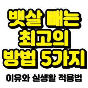 뱃살-빼는-최고의-방법