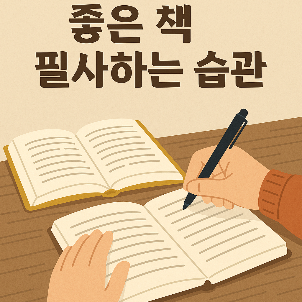 좋은 책 필사하는 습관