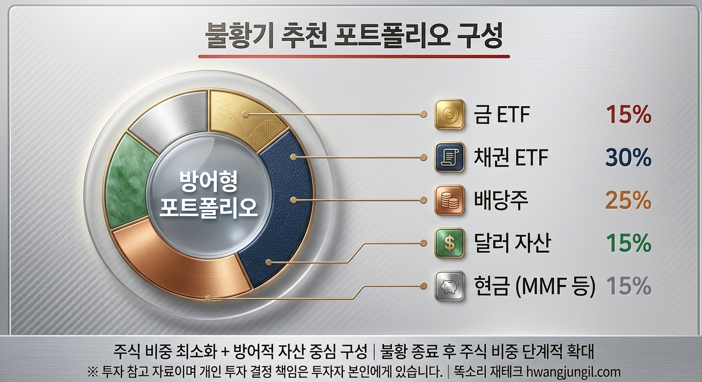 불황기 추천 포트폴리오 구성