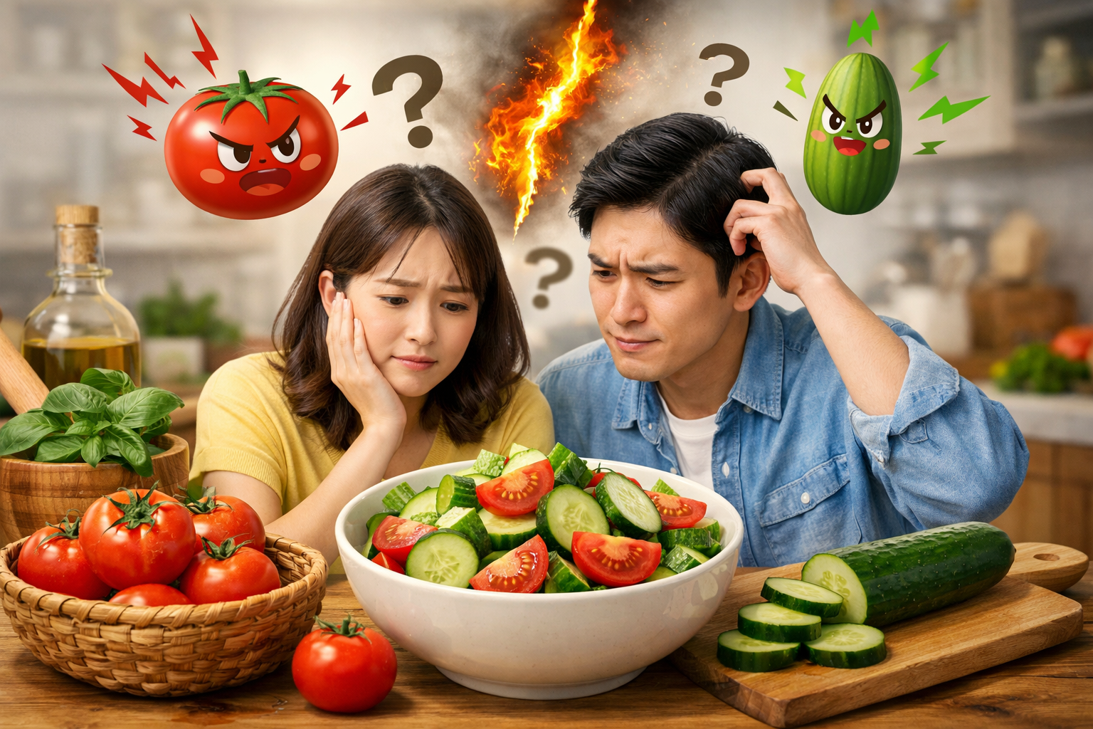 토마토와 오이