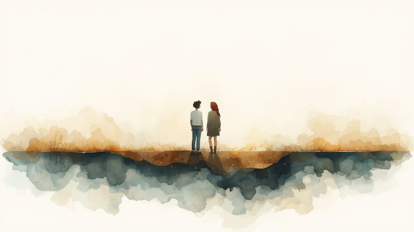 INFJ 성인은 겉으로는 차분하고 신중하게 보이지만, 속으로는 감정의 소용돌이를 겪습니다에 관한 그림