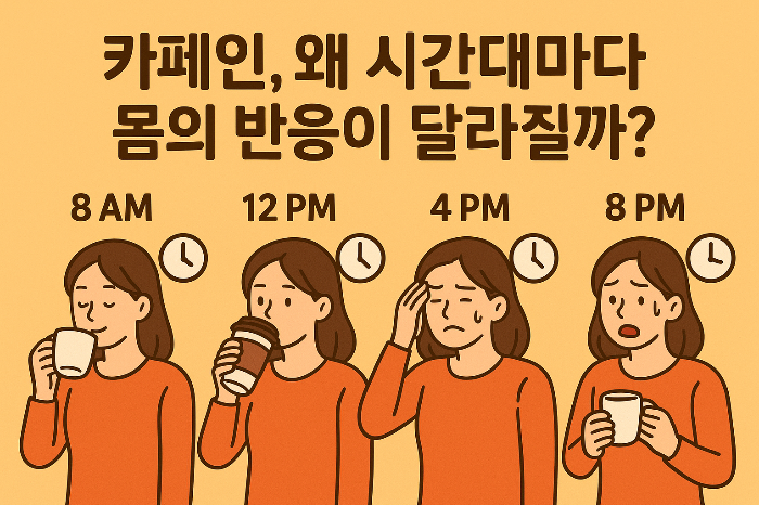카페인, 왜 시간대마다 몸의 반응이 달라질까?