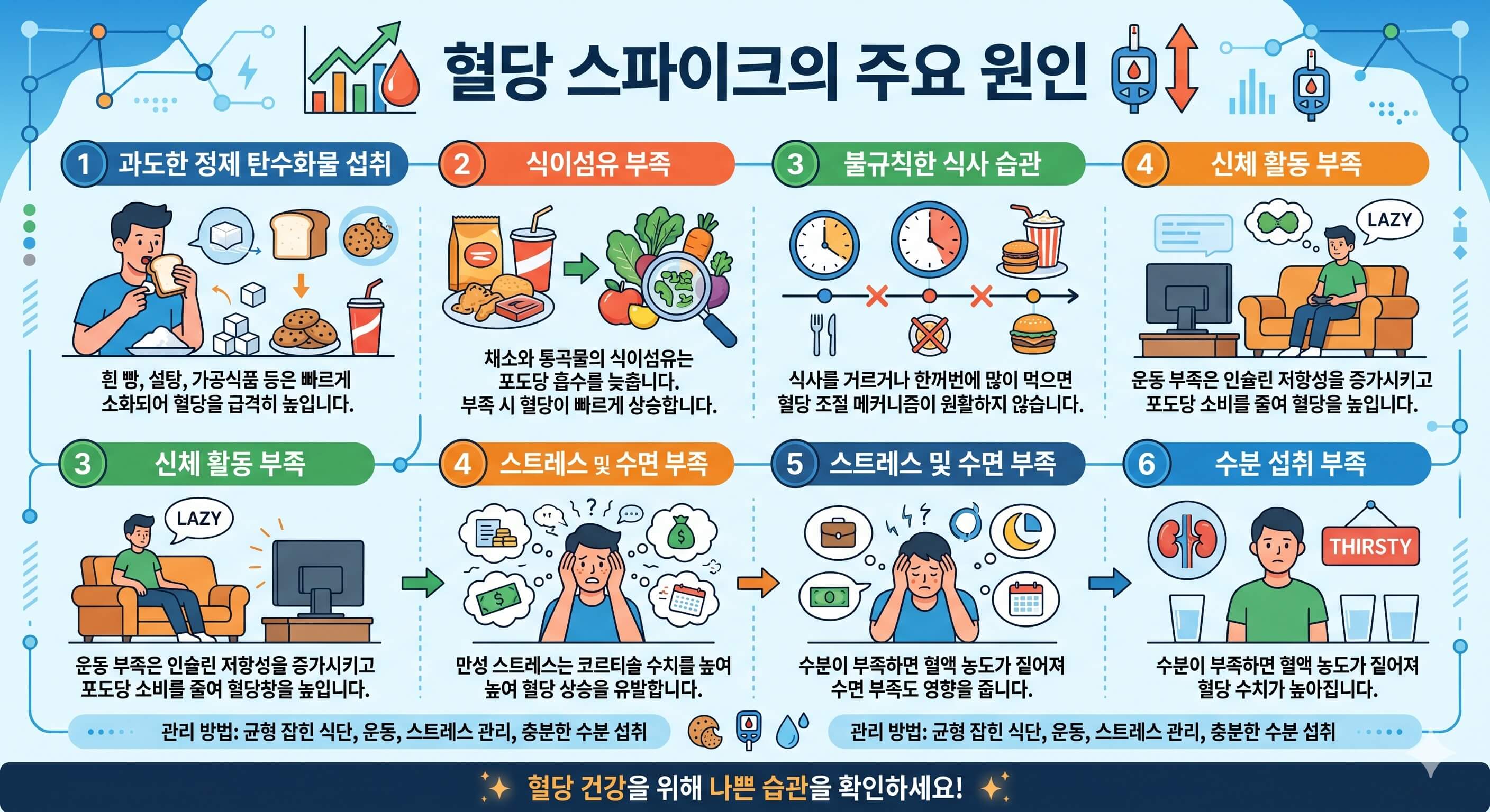 혈당 스파이크 원인