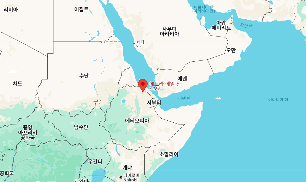 에트타 알레/에일 산의 위치를 알 수 있는 지도