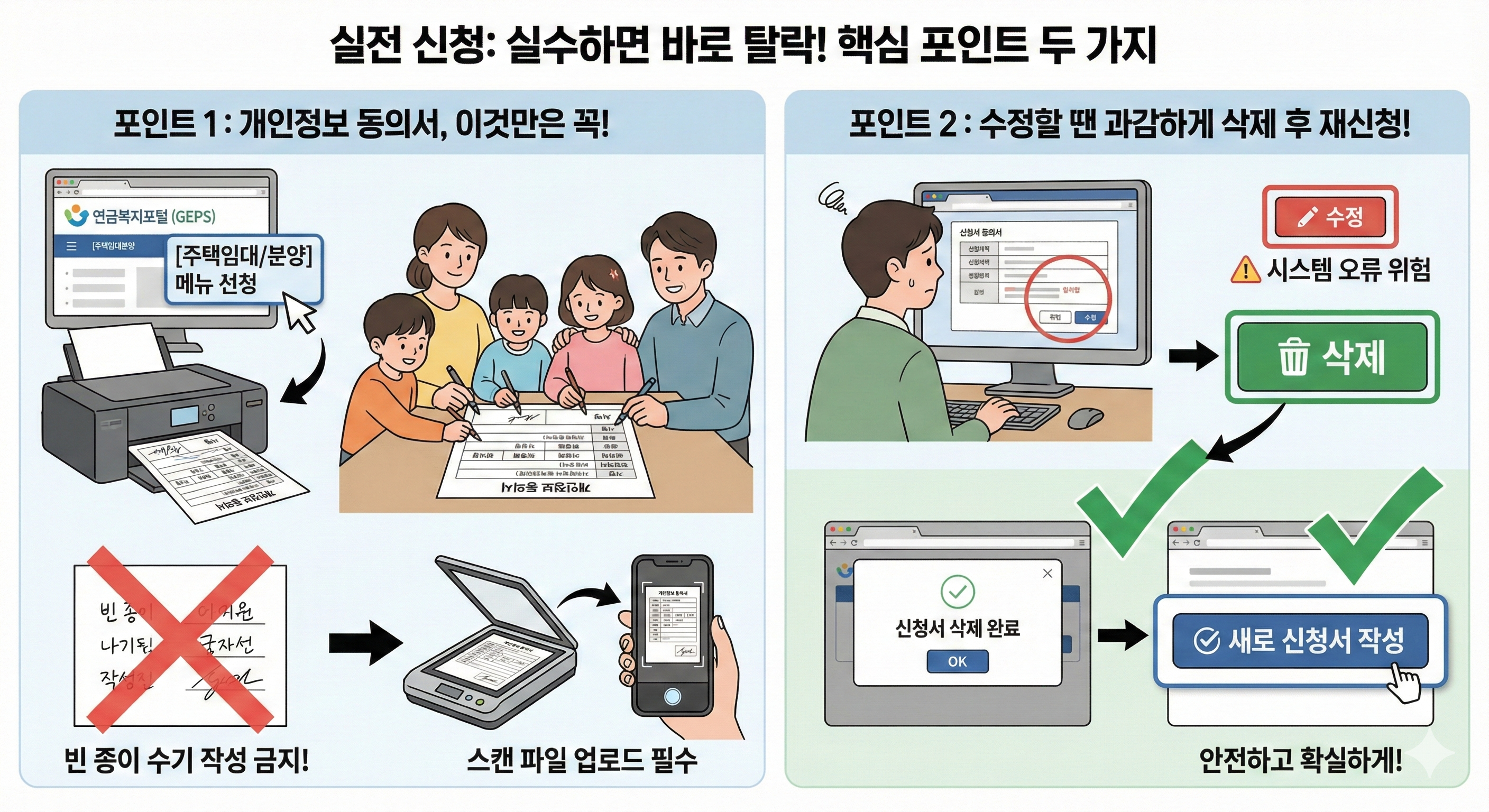 실전 신청: 여기서 실수하면 바로 탈락합니다