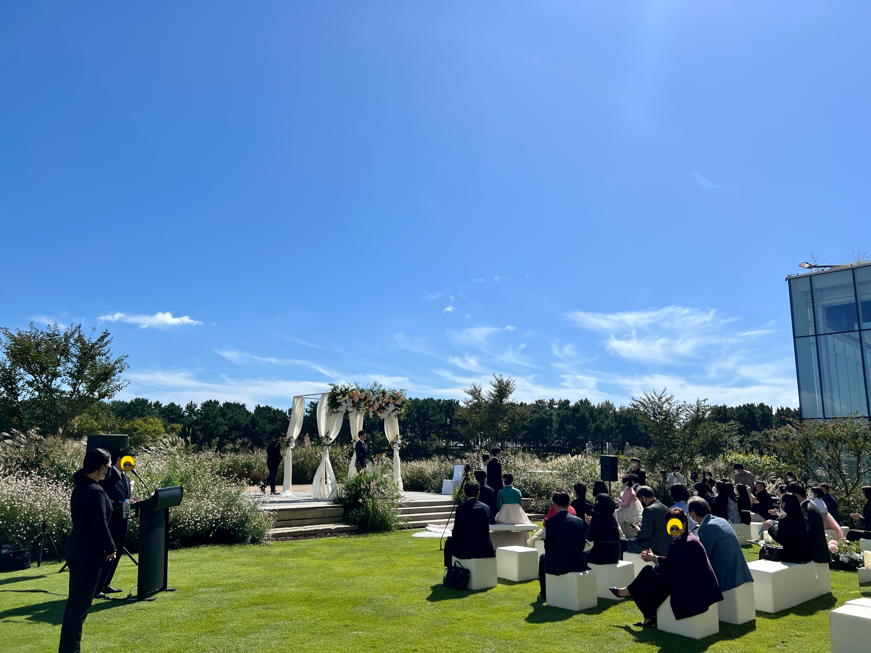 네스트호텔 야외 결혼식