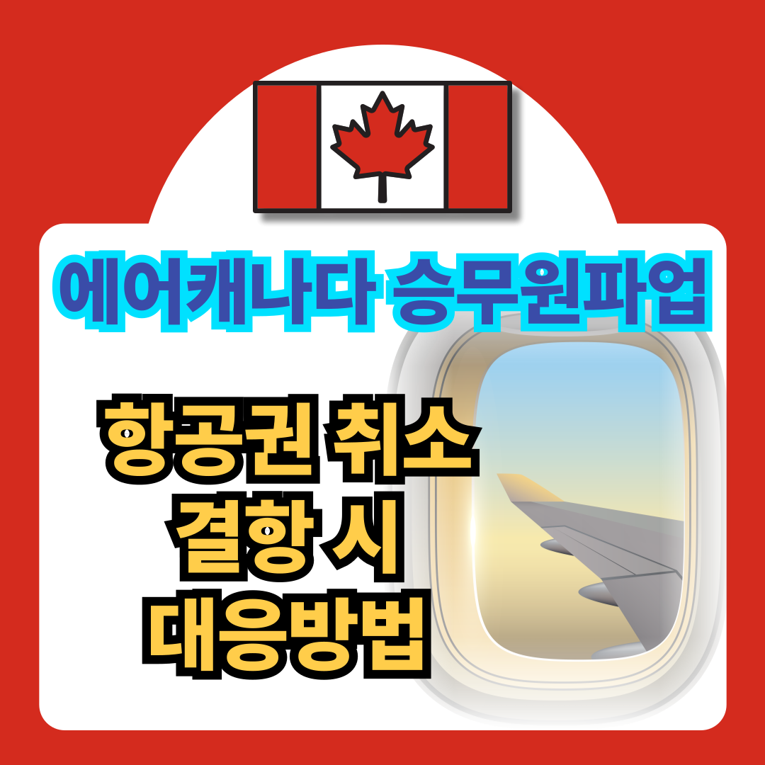 항공권 취소시 코드쉐어 항공사 알아보기