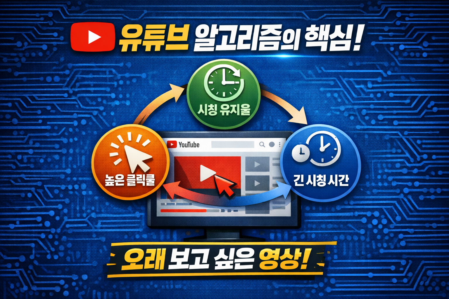 유튜브 알고리즘의 핵심 이미지