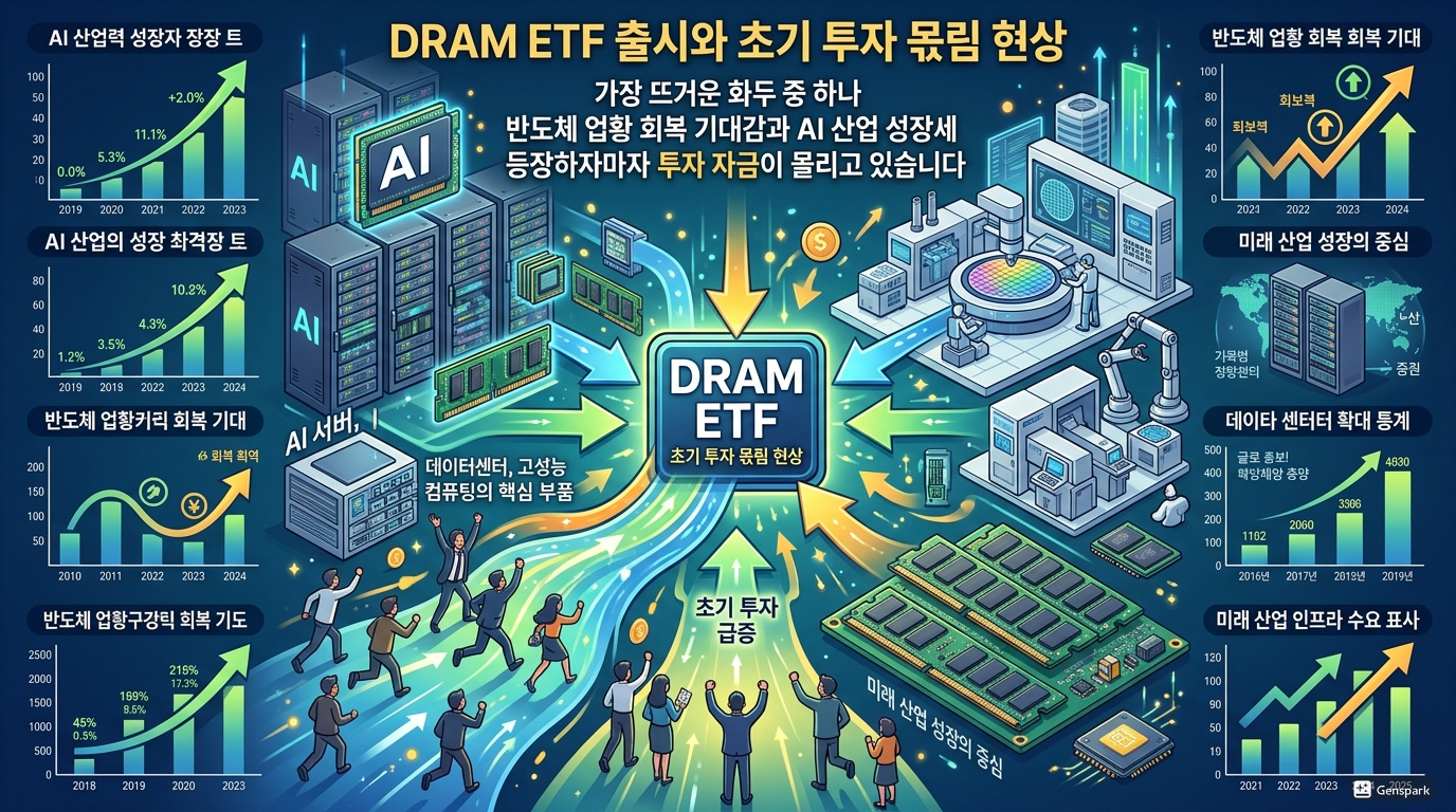 DRAM ETF 출시와 초기 투자 몰림 현상