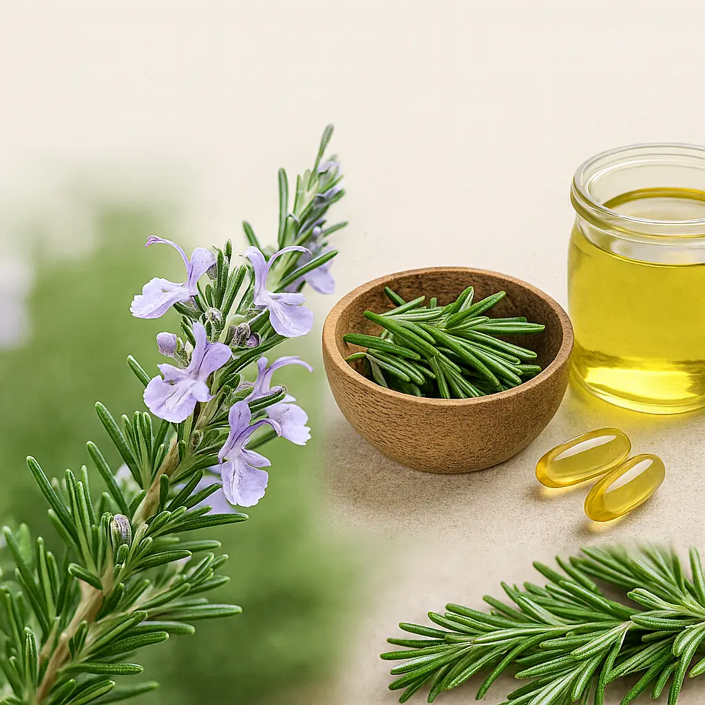     로즈마리와 건강기능식품 이미지
  