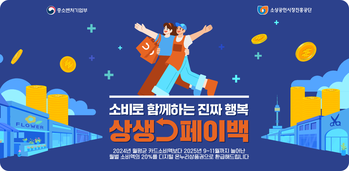 월 최대 10만 원 환급! 2025년 ‘상생페이백’ 정책 완벽 가이드 : 코시팅(KST)