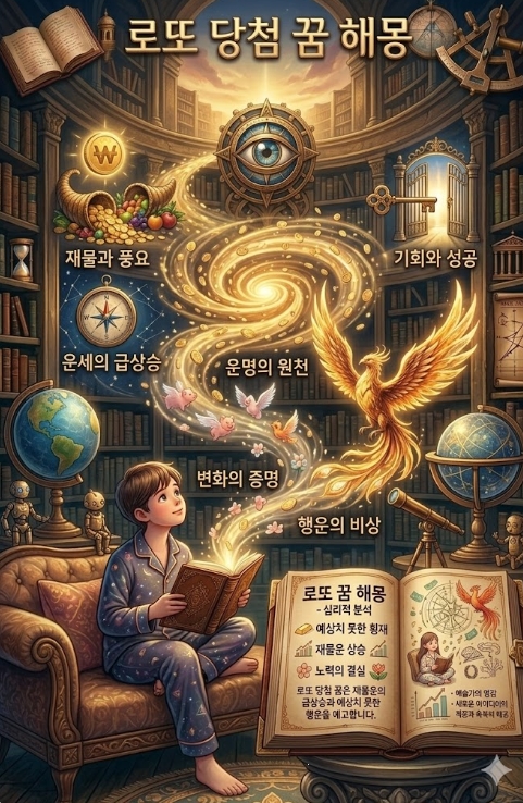 로또 당첨 꿈 해몽! 10가지 유형별 로또 당첨 꿈해몽 총정리!