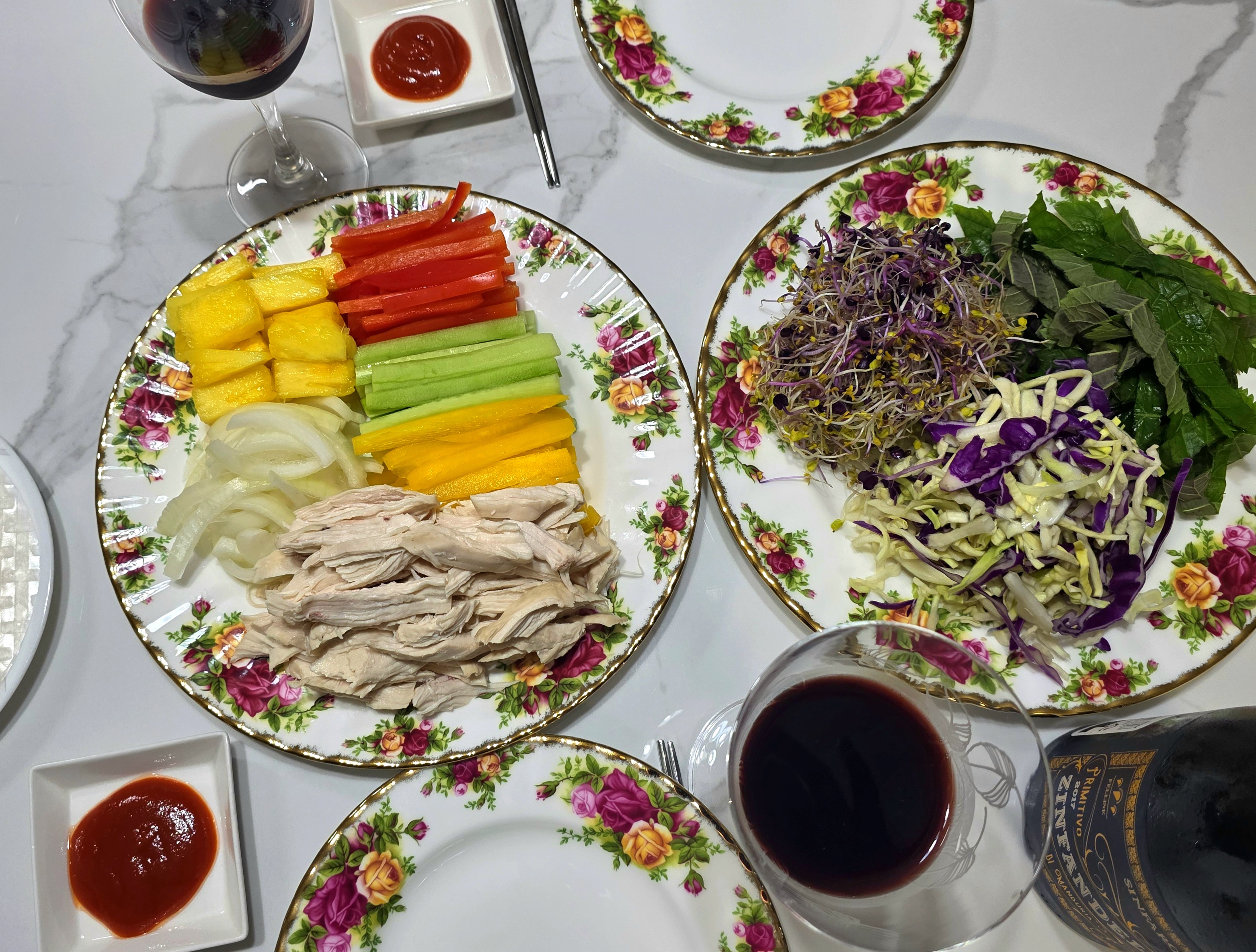 닭고기-월남쌈을-만들었어요.