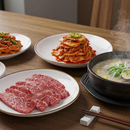 K푸드 대표하는 음식 사진