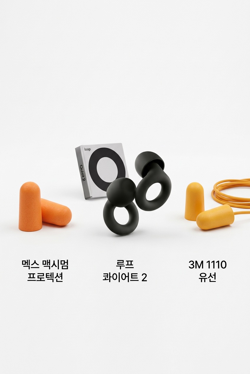 수면용 이어플러그 이어팁 사이즈 선택 가이드