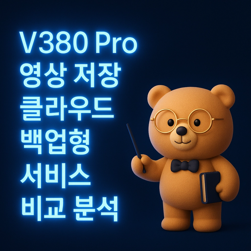 V380 Pro 영상 저장 클라우드 보험형 백업 서비스 비교 분석
