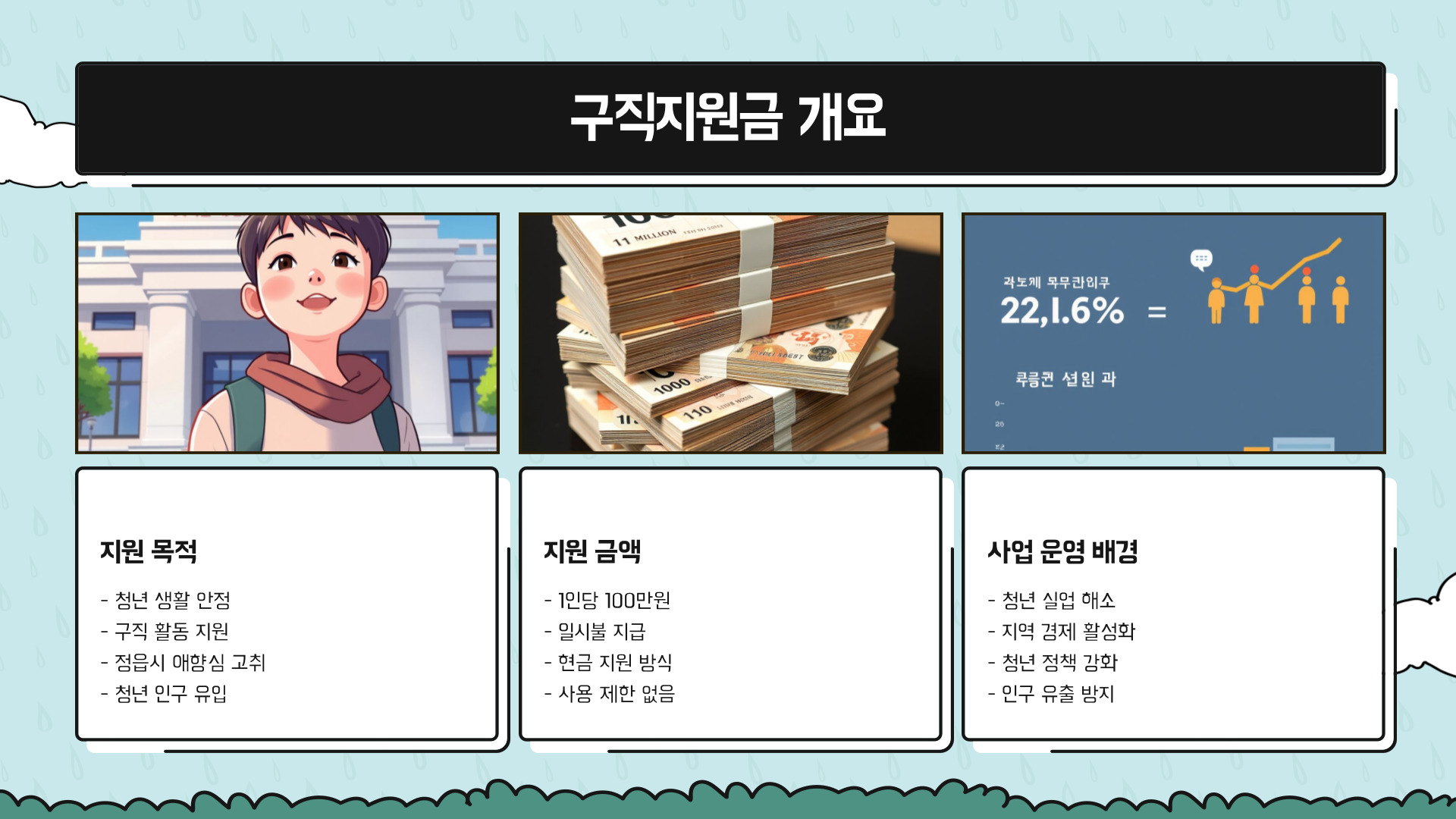 정읍시 청년 구직 지원금 개요