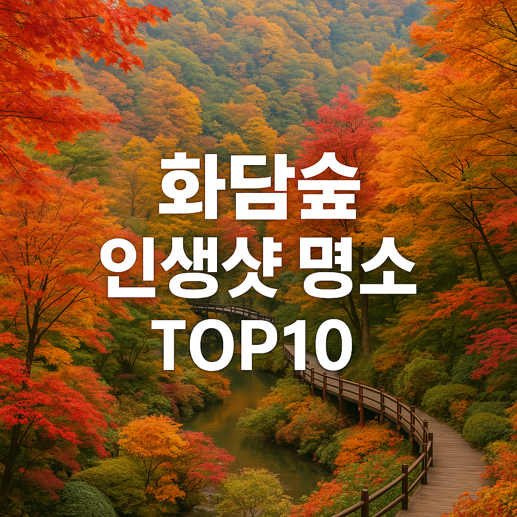 화담숲 인생샤 명소 TOP10 & 촬영꿀팁