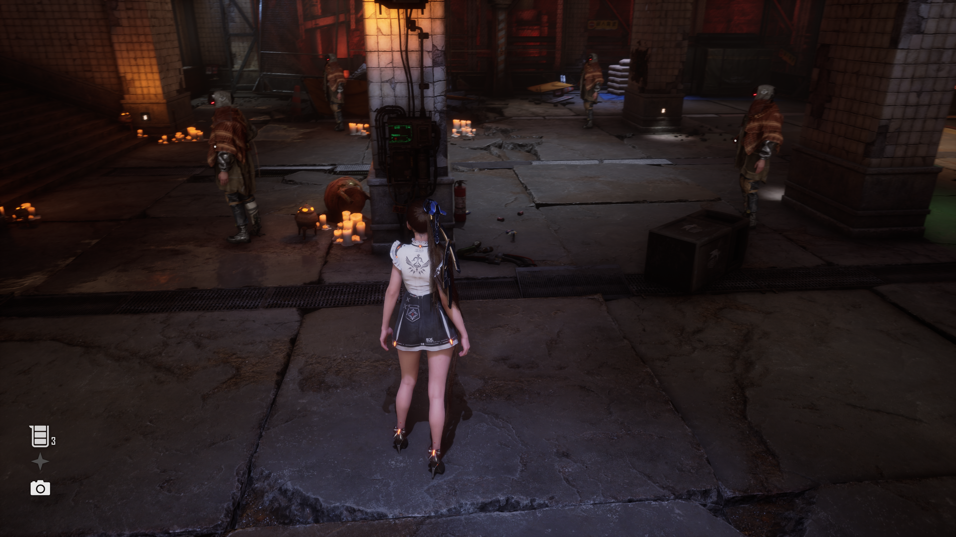 스텔라 블레이드 간단한 퍼즐 계산 예시 화면 스크린샷