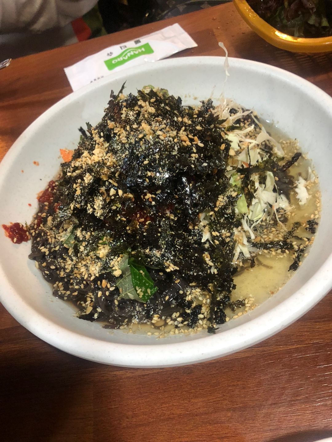 막국수(대) 정말 푸짐하게 먹었다.