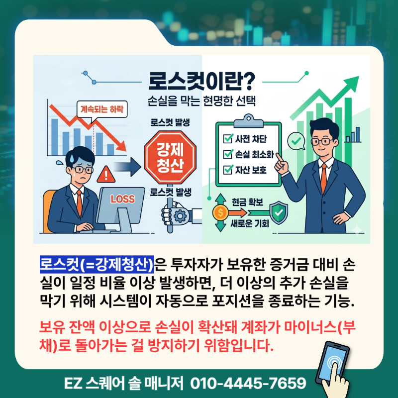 해외선물 로스컷 마진레벨1