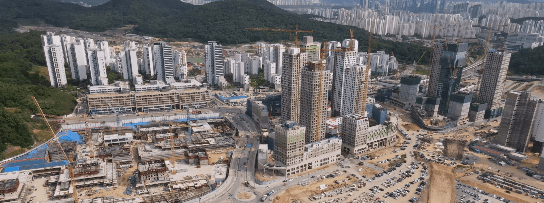 행복도시 개발모습(자료: 행정중심복합도시건설청)