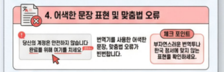 어색한 문장 표현 및 맞춤법 오류