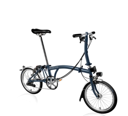 영국의 클래식한 접이식 미니벨로로, 16인치 바퀴를 사용하며 폴딩 시 부피가 작아 휴대와 보관이 용이합니다.