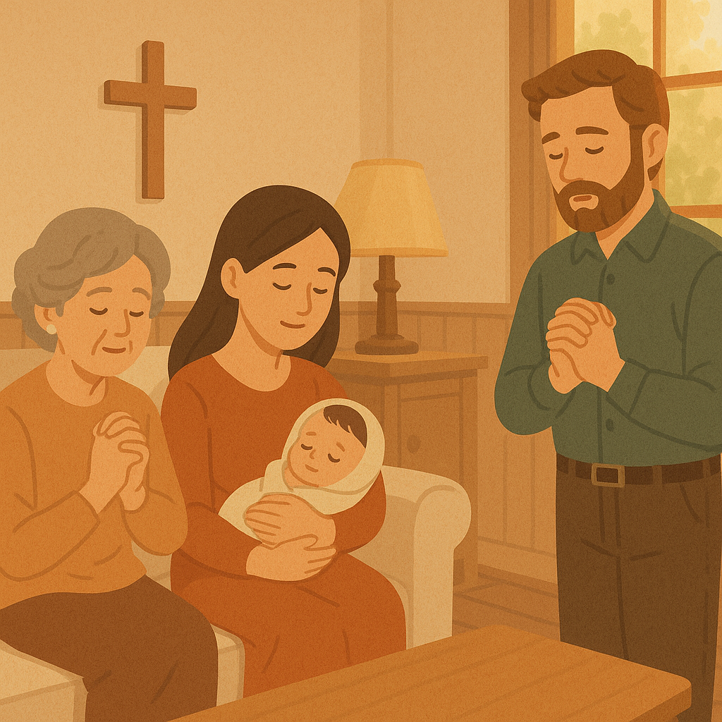 출산한 가정심방