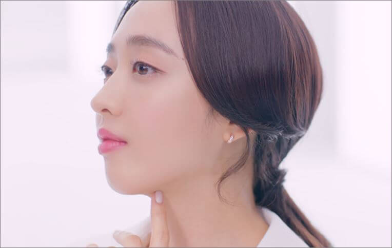 고혼진 화장품 모델 김민정 사진