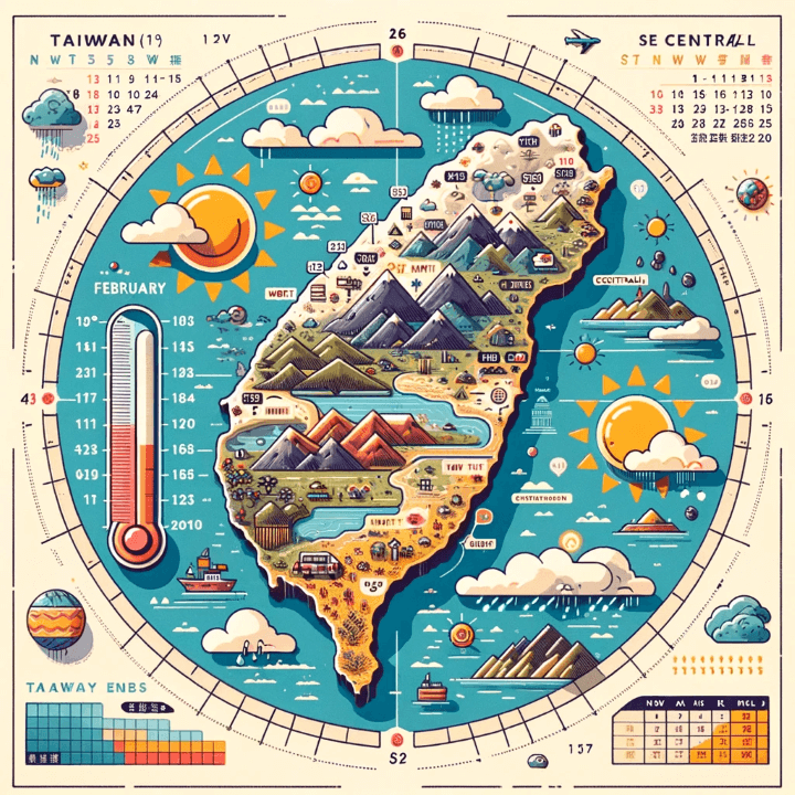 2월의 대만 기후