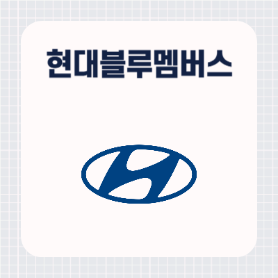 현대블루멤버스 포인트