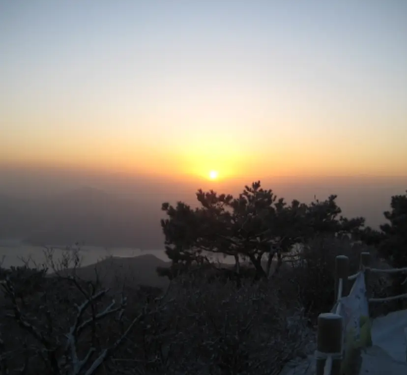 검단산 해돋이