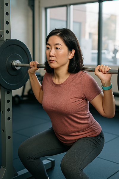 운동하는 모습 AI 활용 이미지