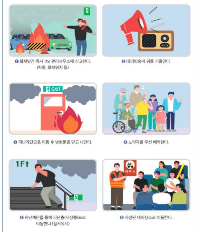 입주민 피난방법