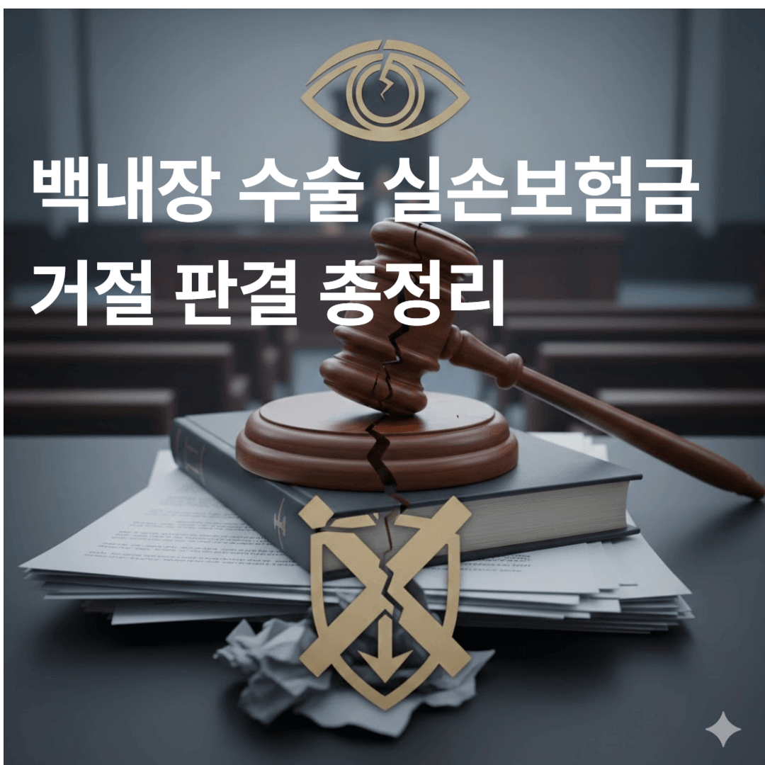 백내장 수술 실손보험금 거절 판결 총정리