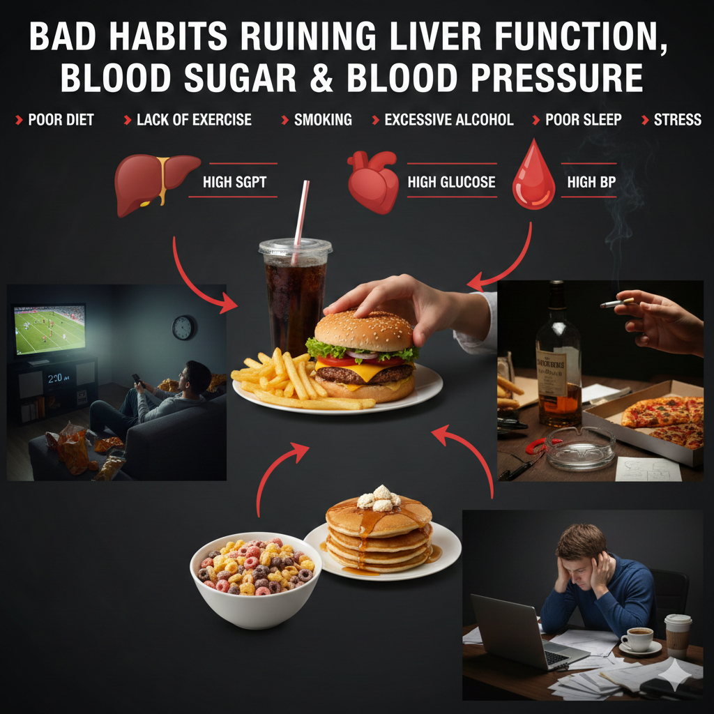 간수치&middot;혈당&middot;혈압 관리를 망치는 잘못된 습관들 포스터