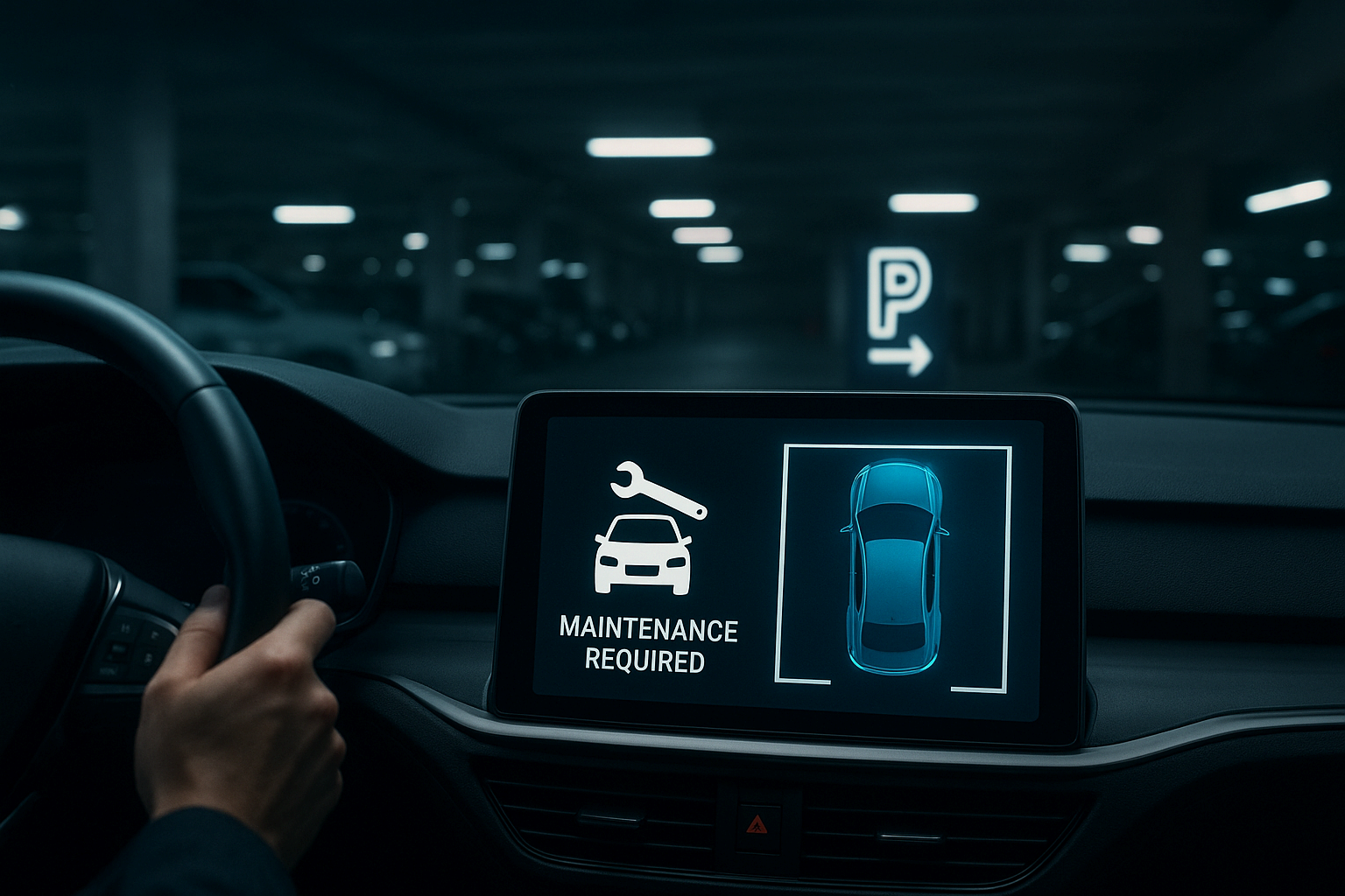 AI 차량 관리: 정비 알림 및 주차 공간 자동 안내